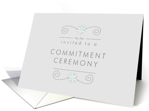 Invitation - Commitment Ceremony card (934640)