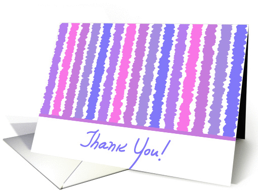Thank You Purple Pattern card (838054)