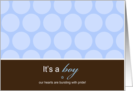 It’s a Boy Polka Dots card