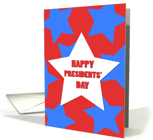 Happy Presidents' Day Big Stars card (839539)