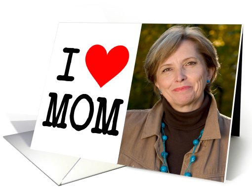 I Love Mom Photo card (861525)