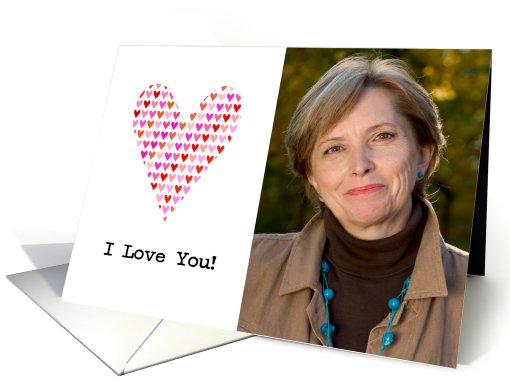 I Love You Hearts Photo card (897713)