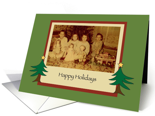 Christmas Happy Holidays Vintage card (849598)