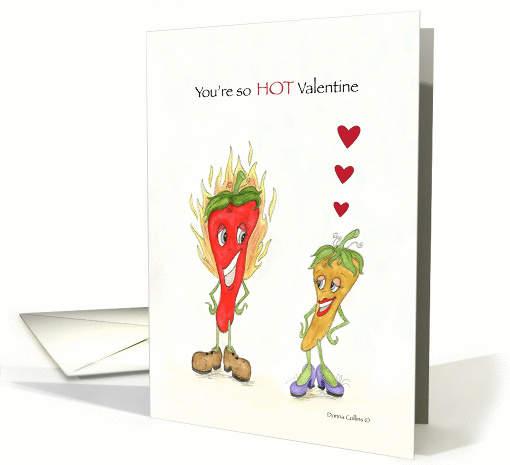 Hot Pepper Valentine card (898502)