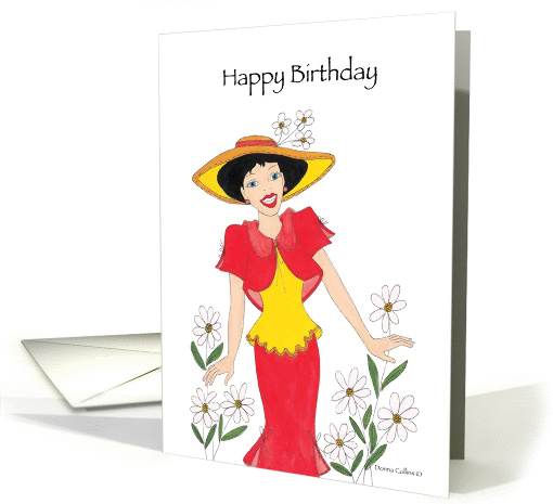 Happy Birthday Girl Friend card (899695)
