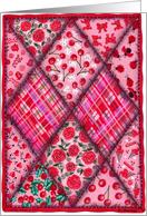 Cherry Red Quilt card