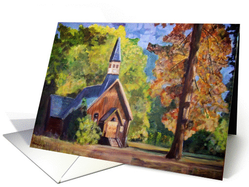 Yosemite Chapel card (851599)