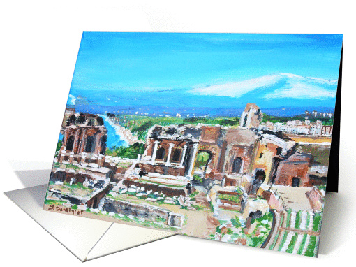 The Greek Theater Ruins card (963307)