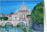 View of the Vatican City, Rome Card
