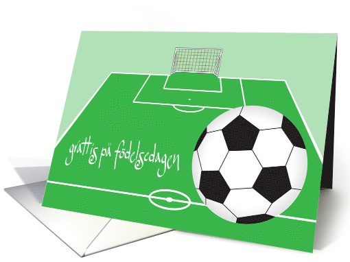 Svenska fotboll fodelsdagen, Swedish Soccer Birthday card (1078824)