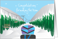 Congratulations for making Snowboard Team, with Snowboard card