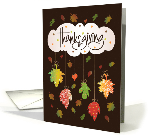 Hand Lettered Thanksgiving Dangling Decorated Brilliant... (1183446)