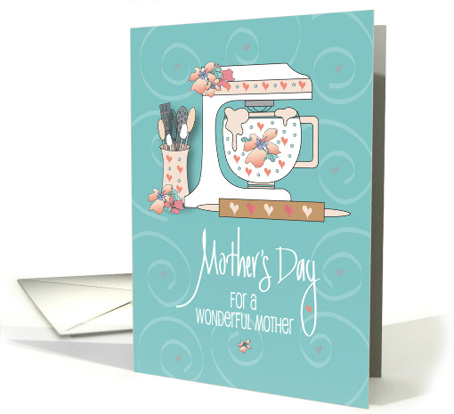 Mother's Day from Son Floral and Heart Decorated Mixer... (1190770)