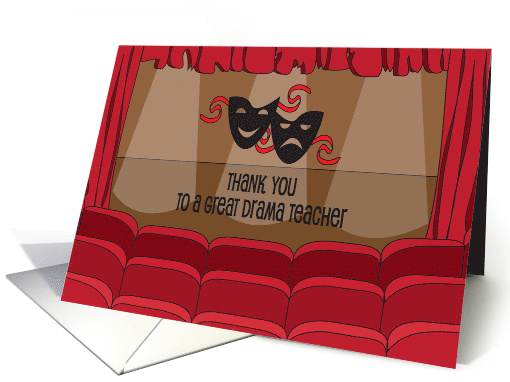 Thank you to Drama Teacher with Dramatic Masks with... (1257976)