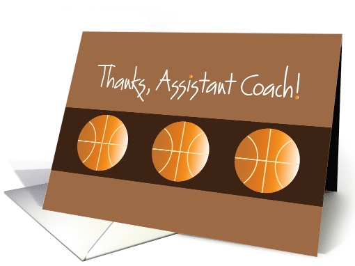 Thanks Assistant Coach with Trio of Basketballs on Shades... (1258034)