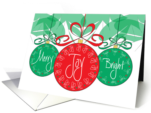 Hand Lettered Business Merry and Bright Ornaments for the... (1292404)