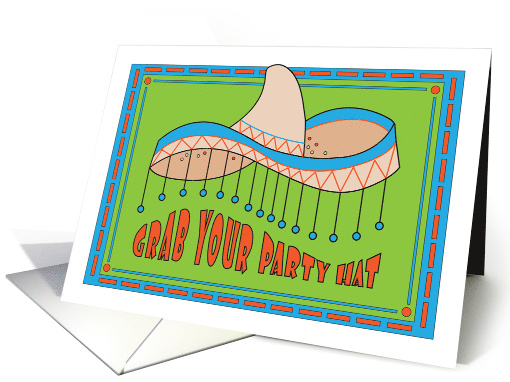 Hand Lettered Invitation for Cinco de Mayo Party Grab... (1356092)