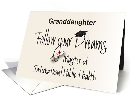 Graduation Master International Public Health, Custom... (1411112)