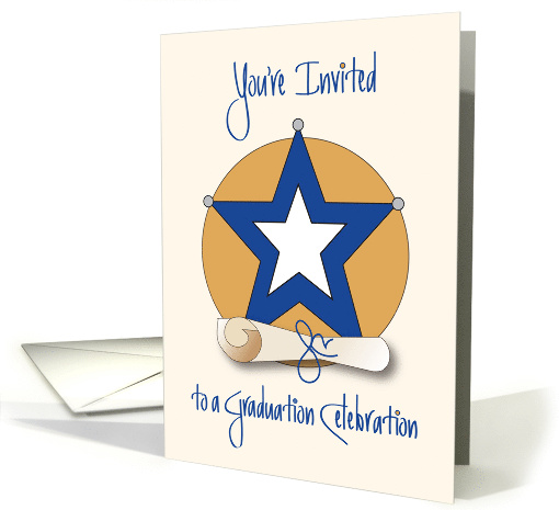 Invitation to Graduation Party for Police Officer Star... (1429706)