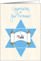 Rabbi Retirement...