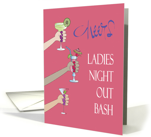 Invitation to Ladies Night Out Bachelorette Bash Arms... (1440078)