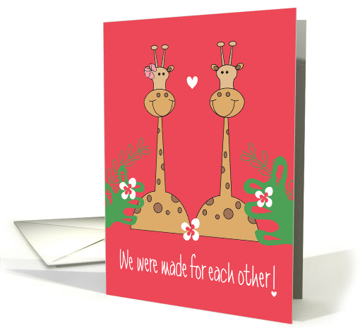 Valentine's Day with Love Two Giraffes Made for Each... (1455802)