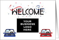 Welcome for Employee Automotive Business with Custom Logo card