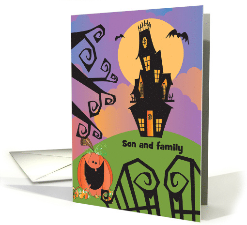 Haunted House Halloween for Son and Family with Custom... (1482938)