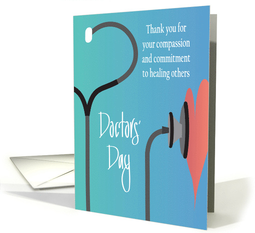 Hand Lettered Doctors' Day 2024 with Stethoscope... (1507916)