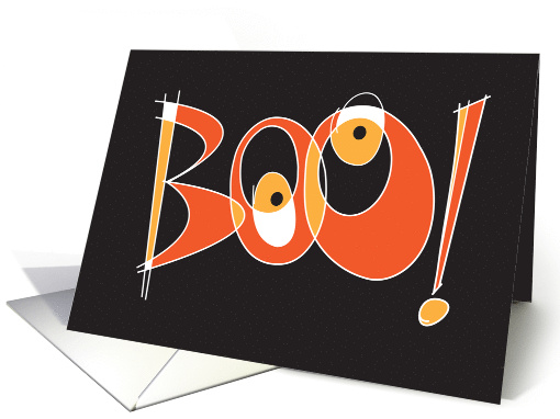 Halloween Great Big Boo with Spooky and Oogley Eyes card (1517870)