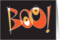 Halloween Great Big Boo with Spooky and Oogley Eyes card