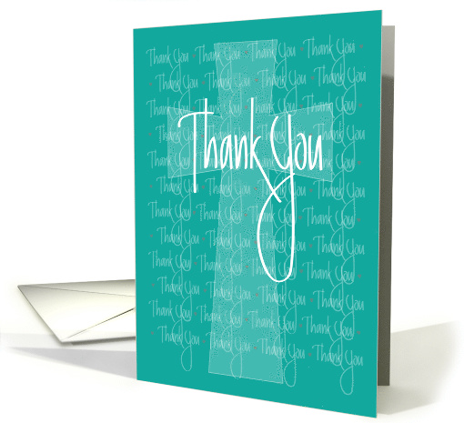 Hand Lettered Thank you for Missionary Support, with... (1564198)