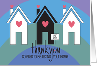 Hand Lettered Realtor Agent Welcome to Client for Listing Home card