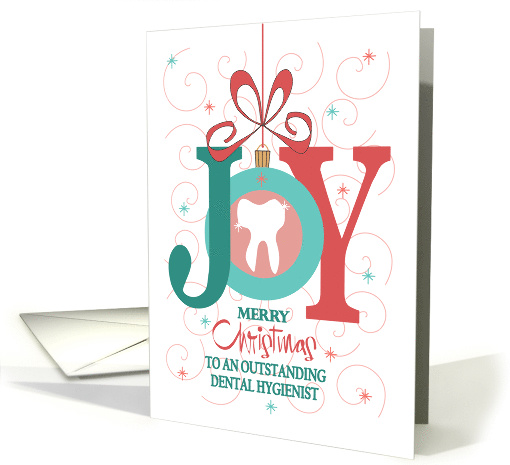 Christmas for Dental Hygienist, Joy with Ornament &... (1588894)