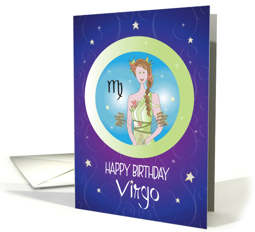 Hand Lettered Zodiac Birthday for Virgo Goddess of Wheat... (1661452)