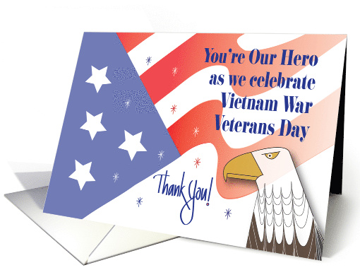 National Vietnam War Veterans Day Rippling Patriotic Flag... (1678354)