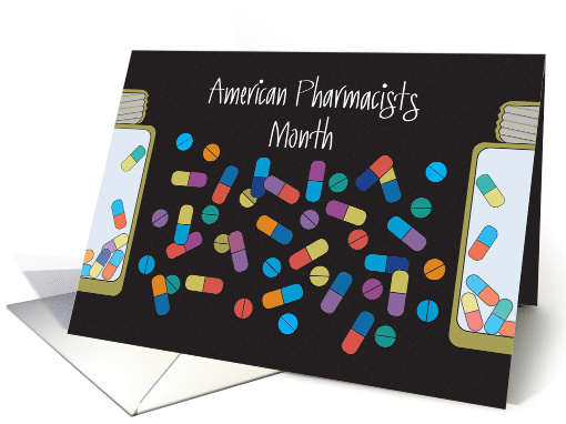 Hand Lettered American Pharmacists Month with... (1702386)