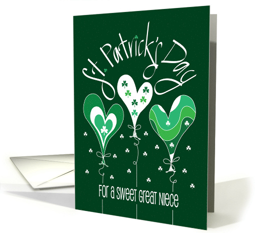 St. Patrick's Day for Sweet Great Niece Heart Shape... (1708786)