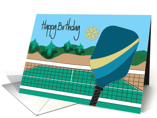 Birthday for Favorite Pickleball Player with Paddle and... (1754540)