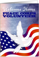 Welcome Home Peace Corps Volunteer card