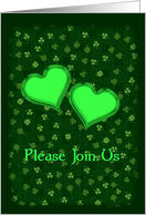 Wedding Invitation Saint Patricks Day Nuptials card