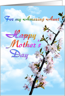 For my Amazing Aunt Happy Mothers Day card