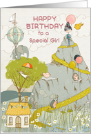 Happy Birthday to a Special Girl Party on the Mountain card