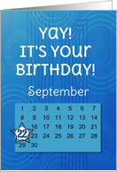 September 22nd Yay It’s Your Birthday date specific card