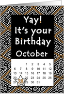October 28th Yay It’s Your Birthday date specific card