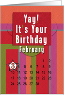 February 3rd Yay It’s Your Birthday date specific card