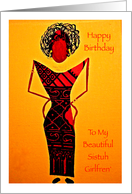 Happy Birthday, My Sistuh Girlfren’ card