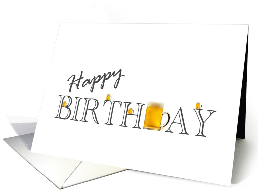 Birthday Cold Beers card (1033489)