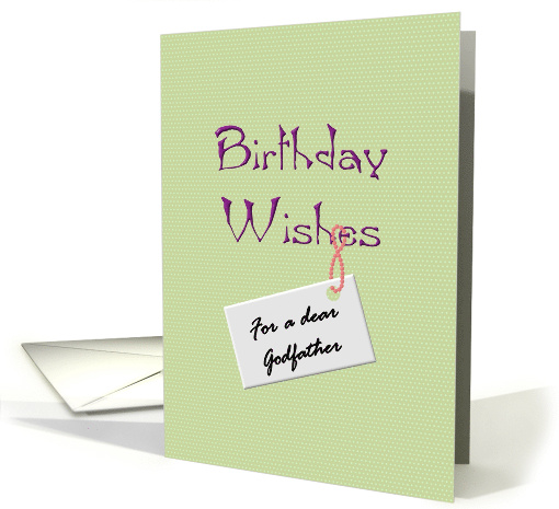 Birthday for Godfather Warm Wishes card (1042487)