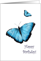 Birthday, Pretty butterflies card